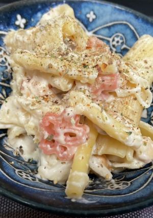 ゴルゴンゾーラとお豆のクリームペンネ-レシピのメイン写真