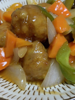 肉団子酢豚風-レシピのメイン写真