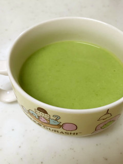 うすいえんどうの和風豆乳ポタージュ-レシピのメイン写真