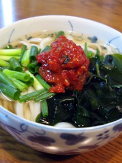 梅キムチうどん-レシピのメイン写真