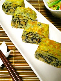 ひじきの煮物で☆玉子焼き-レシピのメイン写真