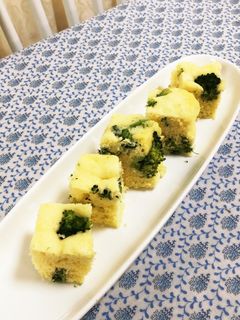 HMでヘルシーおやつ☆野菜の蒸しパン-レシピのメイン写真