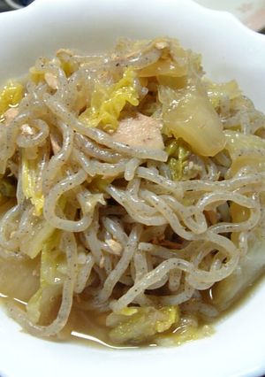 超簡単！！白菜とツナのくたくた煮-レシピのメイン写真