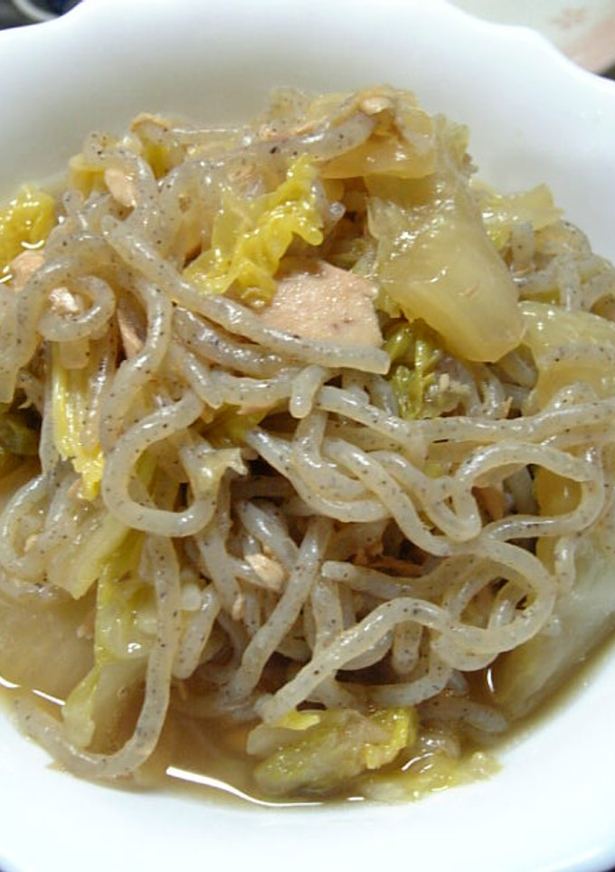 超簡単！！白菜とツナのくたくた煮-レシピのメイン写真