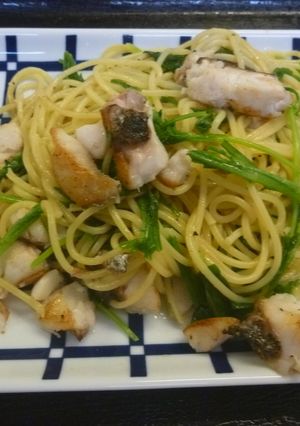 黒ムツと春菊のパスタ-レシピのメイン写真