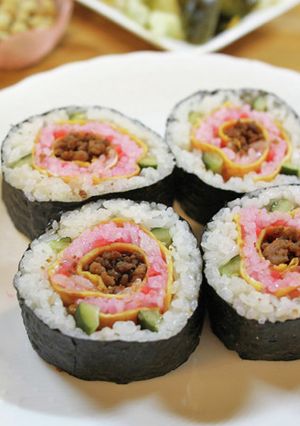 母の日!食べられるお花のプレゼント寿司-レシピのメイン写真