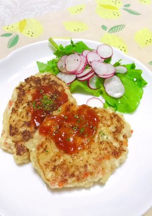 肉なしヘルシー！豆腐ハンバーグ♫-レシピのメイン写真
