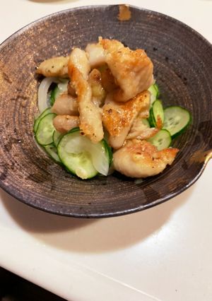 ゆかりのイブクロ とり皮ポン酢-レシピのメイン写真