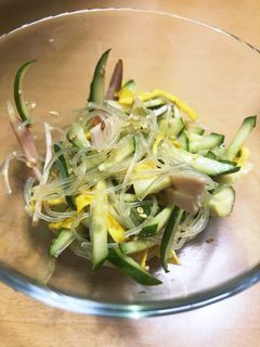 きゅうりたっぷり春雨の中華サラダ-レシピのメイン写真