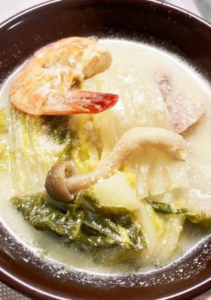 簡単豆乳鍋(スープ)-レシピのメイン写真