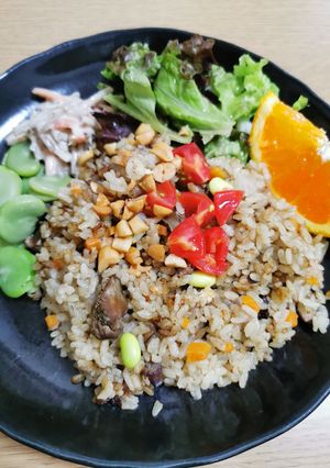 炊飯器でなんちゃってトルコ風レバーピラフ-レシピのメイン写真
