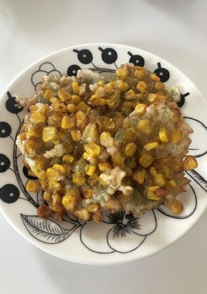サクっもちっと！とうもろこしの磯辺揚げ-レシピのメイン写真