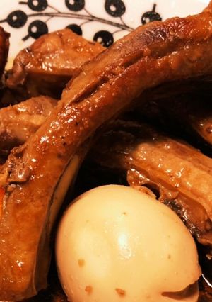 豚スペアリブ のにんにく酢醤油煮-レシピのメイン写真