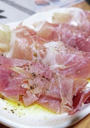 ミョウガを生ハゲが抱きました。生ハムでや-レシピのメイン写真