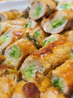 絶品!豚肉の野菜巻き 照り焼き-レシピのメイン写真