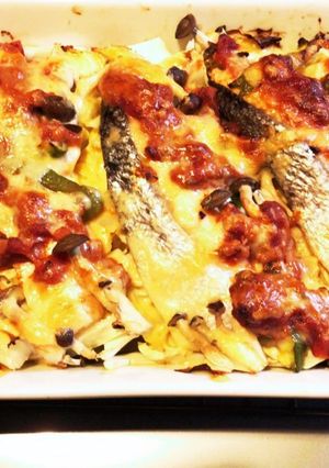 鮭とたっぷり野菜のチーズオーブン焼き-レシピのメイン写真