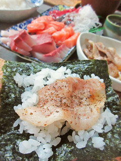 オッサンの手巻き寿司に豚バラ-レシピのメイン写真