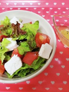 フレッシュチーズとトマトのサラダ-レシピのメイン写真