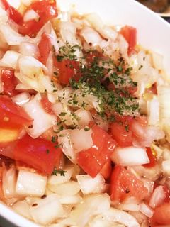 デリ風!トマトと玉ねぎのマリネサラダ-レシピのメイン写真