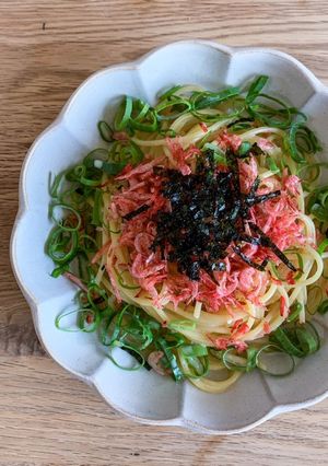 干し海老の冷製クリームパスタ-レシピのメイン写真