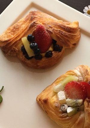 ♡イチゴ・ブルーベリーデニッシュ♡-レシピのメイン写真
