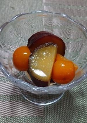 砂糖不使用!金柑とさつまいもの甘煮-レシピのメイン写真
