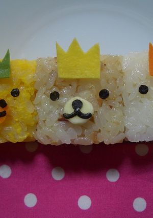 ★キューブでキャラ弁(≖益≖)♡★-レシピのメイン写真