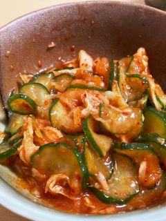 【簡単副菜】和えるだけでオイキムチ-レシピのメイン写真