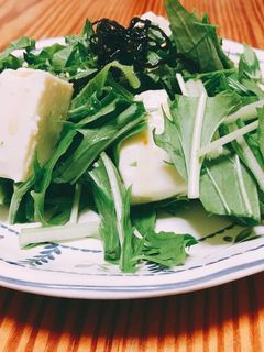 豆腐と大葉の塩昆布和え-レシピのメイン写真