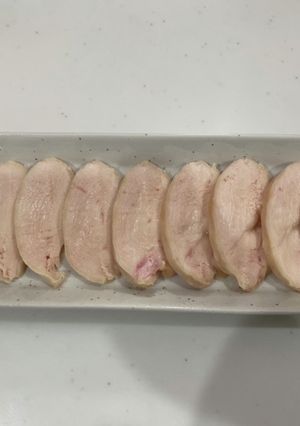 しっとりジューシー 鶏胸肉の低温調理-レシピのメイン写真