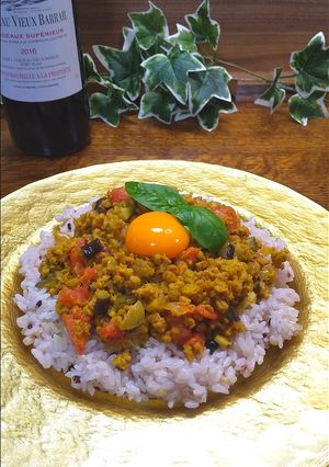 大豆のお肉でキーマカレー-レシピのメイン写真
