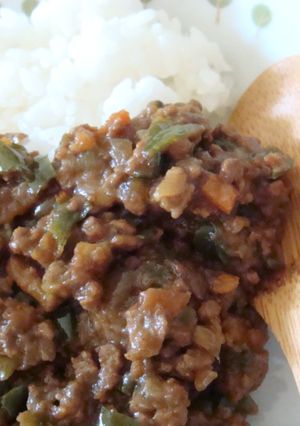 煮込まない簡単カレー　　キーマカレー-レシピのメイン写真