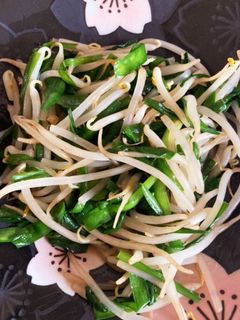 もやしニラ炒め-レシピのメイン写真