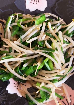 もやしニラ炒め-レシピのメイン写真
