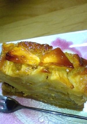 キャラメルりんごの簡単ケーキ-レシピのメイン写真