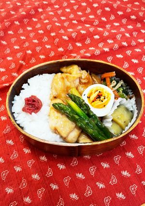 息子塾弁〜鶏のガーリックバター醤油焼き-レシピのメイン写真