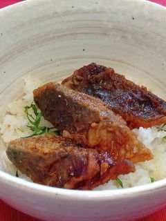 アジの蒲焼き丼-レシピのメイン写真