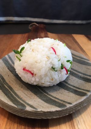 ラディッシュ（はつかだいこん）のおにぎり-レシピのメイン写真
