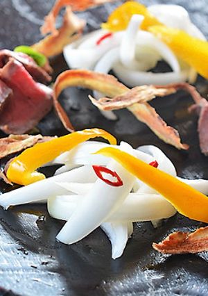食感が好き ! 新玉ねぎのみりん酢漬け♪-レシピのメイン写真