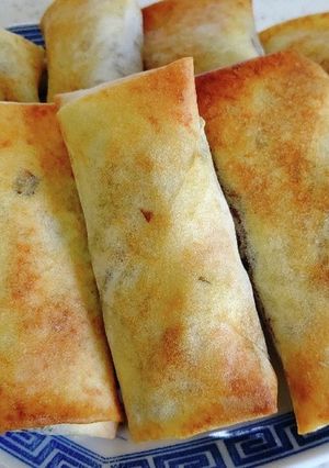 カップ焼そばリメイク 揚げない春巻き-レシピのメイン写真