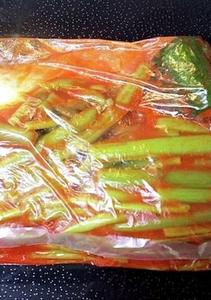 春~秋の山菜 赤ミズのキムチ-レシピのメイン写真