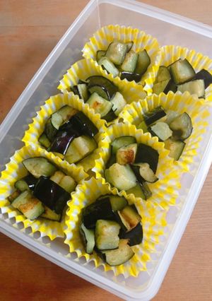お弁当簡単大作戦①★茄子揚げ冷凍作り置き-レシピのメイン写真