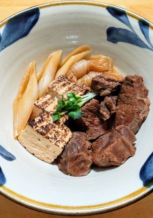 有名食事処風牛すね肉の肉豆腐-レシピのメイン写真