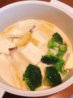 ヘルシー豆乳スープ-レシピのメイン写真
