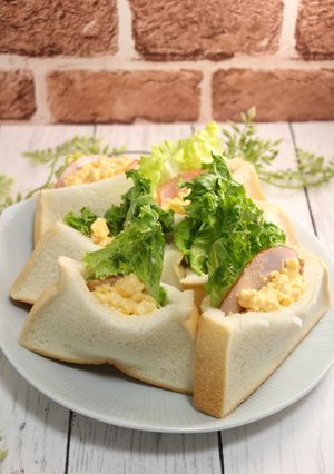 腸活！たまごとレタスのポケットサンド-レシピのメイン写真
