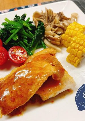 ☆簡単☆伸東ヒラメのムニエル-レシピのメイン写真