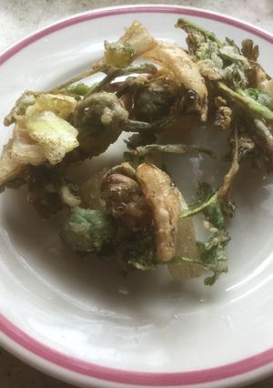 せりとそら豆のかき揚げ-レシピのメイン写真