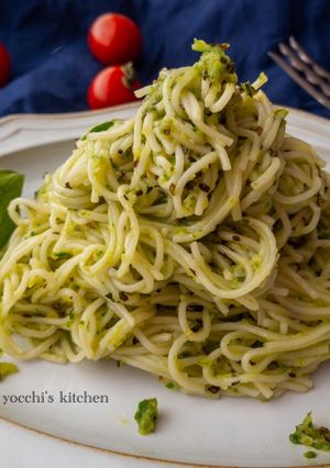 きゅうりのジェノベーゼ風そうめん-レシピのメイン写真