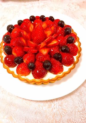 ストロベリーレアチーズケーキタルト-レシピのメイン写真