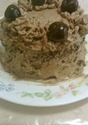 米粉のスポンジケーキチョコデコのレシピ-レシピのメイン写真